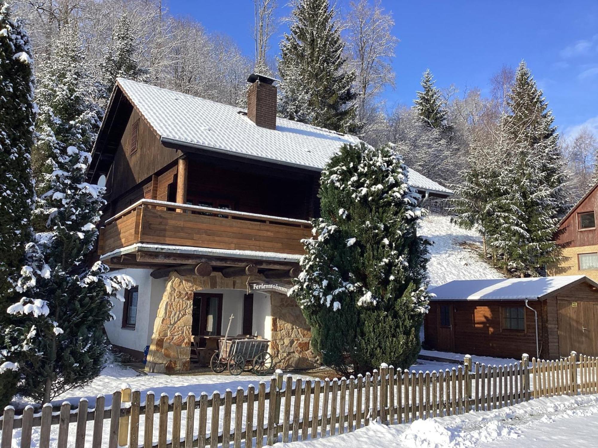 Detached Holiday Residence In The Wonderfully Beautiful Harz Kamschlacken Dış mekan fotoğraf